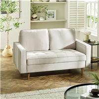 Julian Bowen Henrietta Fabric 2 Seater Sofa - Blue