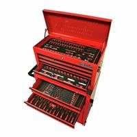 Hilka 1/2 and 1/4 Drive Sockets, Spanners and Screwdrivers Set - 152 Pieces