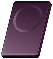 Juice 5000mAh Magnetic Ultra-Thin Portable Power Bank - Burgundy