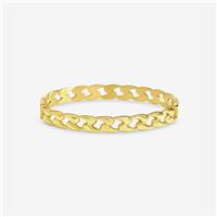 Jon Richard Gold Plated Chain Stainless Steel Bangle