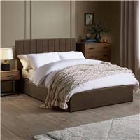 Julian Bowen Aylen Double Velvet End Lift Ottoman - Brown