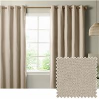 Furn Ultimate Blackout Eyelet Curtains - Natural - 229x229cm