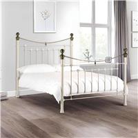 Julian Bowen Victoria Double Bedframe - White