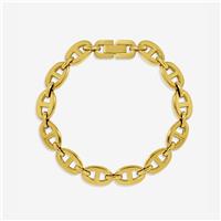 Jon Richard Gold Plated Mariner Link Stainless Steel Bracelet