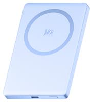 Juice 5000mAh Magnetic Ultra-Thin Portable Power Bank - Light blue
