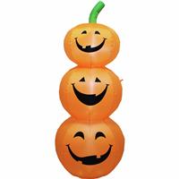 Premier Decorations Prelit Halloween Inflatable Pumpkin Tower Decoration