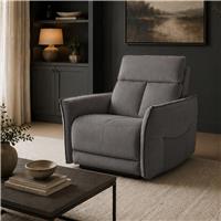 Aspire Dual Motor Fabric Power Rise Recliner Chair - Grey