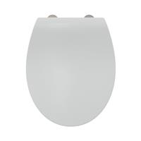 Bemis Click and Clean Plastic Soft Close Slim Toilet Seat - White