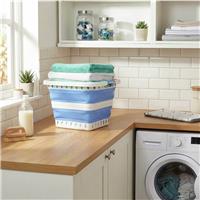 Beldray Collapsible Laundry Basket - Blue