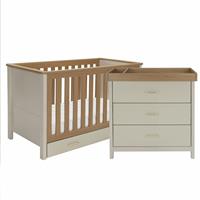 Babymore Mira 2 Piece Room Set - Cashmere Warm Oak