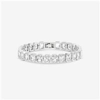 Jon Richard Rhodium Plated Crystal Bracelet