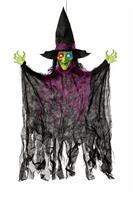 Premier Decorations Halloween Animated Hanging Witch Decoration