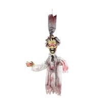 Premier Decorations Prelit Halloween Hanging Zombie Decoration