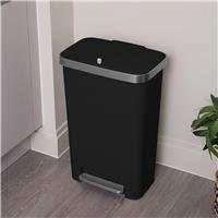 Addis 50 Litre Soft Close Kitchen Pedal Bin - Black