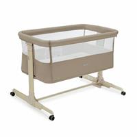 Babymore Neera Bedside Crib - Khaki