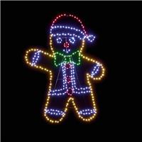 Premier Decorations Christmas FlexiBrights Gingerbread Man Decoration