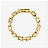 Jon Richard Gold Plated Link Stainless Steel Bracelet