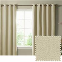 Furn Ultimate Blackout Eyelet Curtains - Cream - 229x229cm
