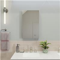 Croydex Dawley 1 Door Mirrored Cabinet - White
