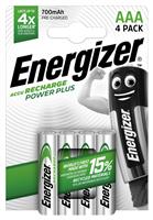 Energizer Rechargeable Power Plus AAA Batteries - Pack of 4