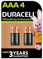 Duracell Plus AAA Batteries, pre-charged - Pack of 4
