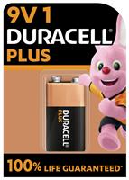 Duracell Plus Alkaline 9V Battery - Pack of 1