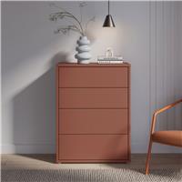 Furniture To Go Alice Springs 4 Drawers Chest - Orange