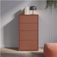 Furniture To Go Alice Springs 4 Drawers Chest - Orange