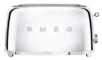 Smeg TSF02SSUK Long Slot 4 Slice Toaster - Polished Stainless Steel