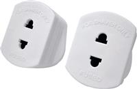 Shaver and Toothbrush Adaptor Twin Pack