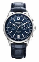 Roamer Superior Chrono Men's Blue Leather Strap Watch