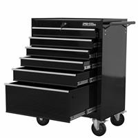 Hilka 26'' 6-Drawers Steel Tool Trolley with Key Locking