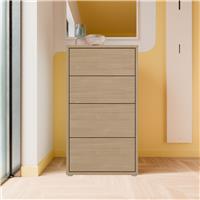 Furniture To Go Alice Springs 4 Drawers Chest - Light Wood