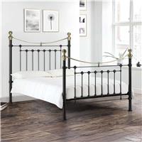 Julian Bowen Victoria Double Bedframe - Black