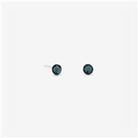 Simply Silver 925 Sterling Silver Montana Blue Stud Earrings