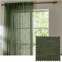 Yard Cirrus Sheer Tap Top Curtains - Forest - 290x250cm