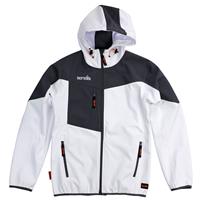 Scruffs Worker Softshell White and Graphite Jacket - Medium