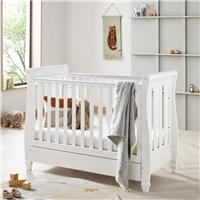 Babymore Eva Cot Bed & Drawer - White