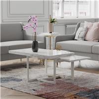 Dorel Brielle Rectangular Coffee Table - White