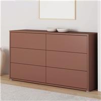 Furniture To Go Alice Springs 6 Drawers Chest - Terracotta
