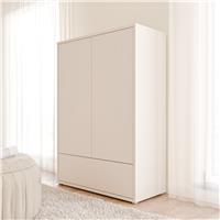 Furniture To Go Alice Springs 2 Door 1 Drawer Wardrobe - Beige