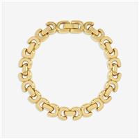 Jon Richard Gold Plated Kiss Link Bracelet