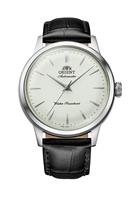 Orient Bambino Men's Black Leather Strap Watch
