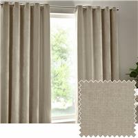 Yard Heavy Chenille Eyelet Curtain - Natural - 229x183