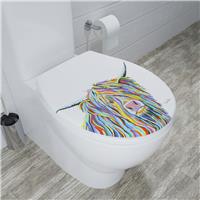 Steven Brown Angus Textile Toilet Seat