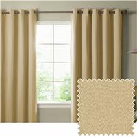 Furn Ultimate Velvet Blackout Eyelet Curtains - Yellow - 117x183cm