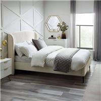 Julian Bowen Eden Double Boucle Bedframe - Ivory