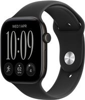 Apple Watch Series 12 GPS + Cell 46mm Aluminium Black Sport Band - M/L