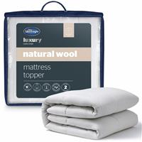 Silentnight Natural Wool Collection 5cm Mattress Topper - King Size