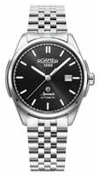 Roamer Men's Black Dial Silver Stainless Steel Bracelet Watch